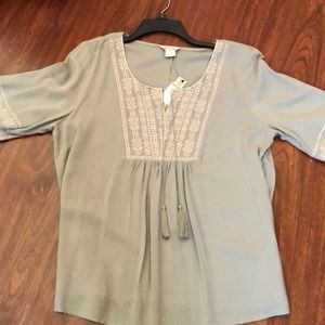 Grey blouse ariat
